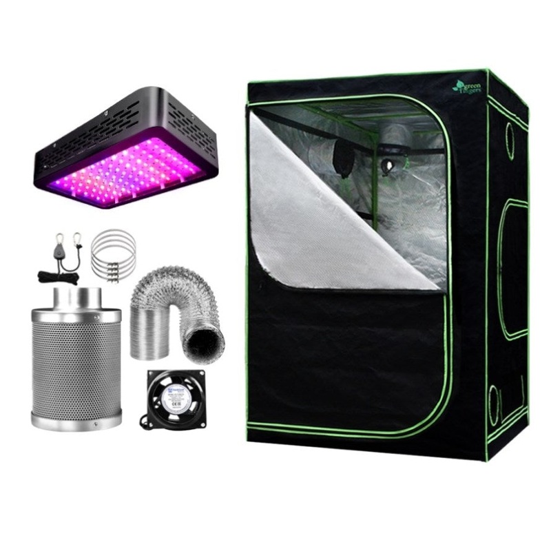 Green Fingers Grow Tent Light 150x150x200CM 1000W LED 4 Vent Fan,Green Fingers Grow Tent Light GT-TLK-150X150X200-1000-4IN