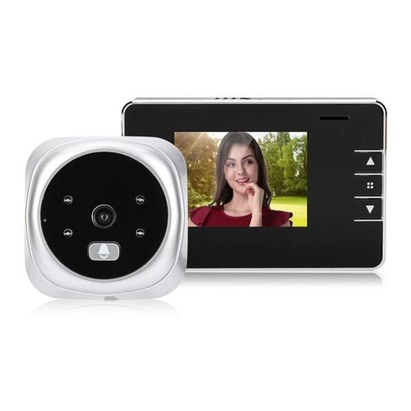 2.8 Screen Digital Peephole Door Bell With 0.3Mp Camera PRL-4700DW