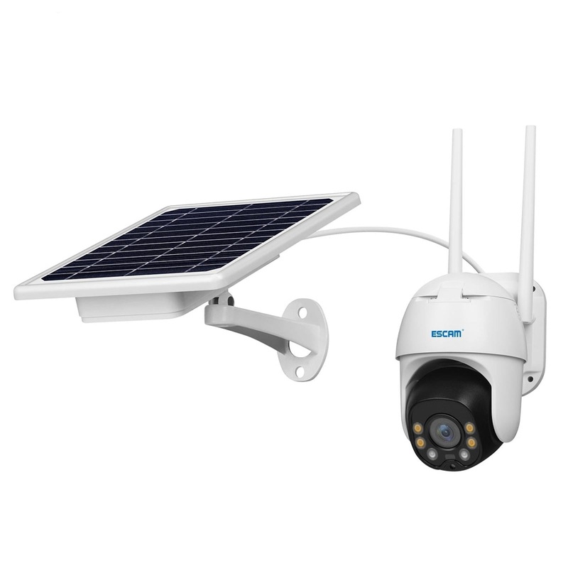 Waterproof Wifi Solar Camera With Night Vision & Motion Detection & Two Way Audio & Ptz Control PRL-4810CN