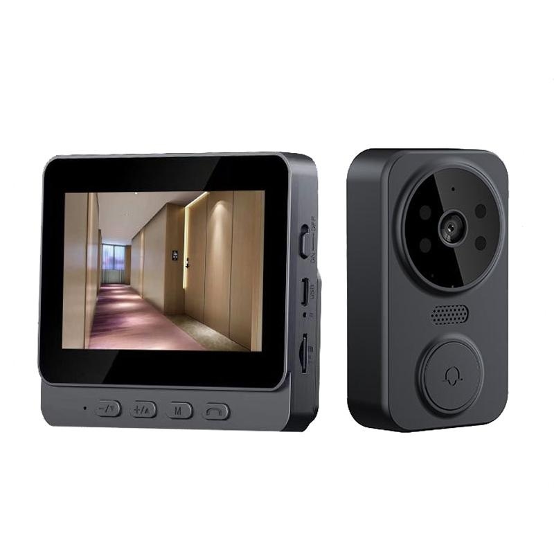 2.4G Wireless Doorbell With 4.3 Ips Screen And Night Vision Camera PRL-49684060DBT