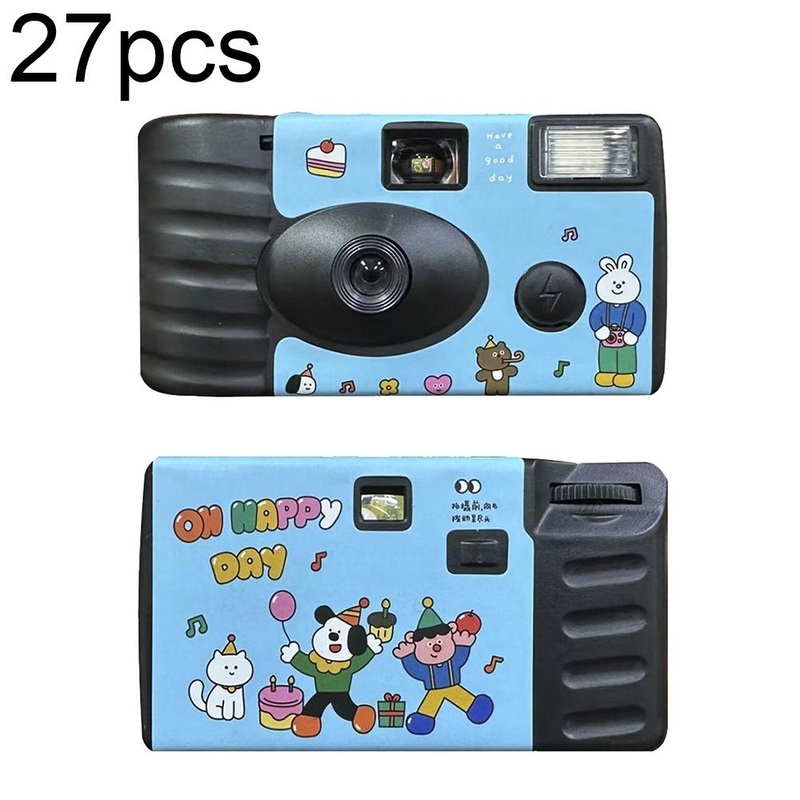 27 Retro Film Camera Waterproof Cartoon Stickers – Happy Day Design PRL-5001743060DBT