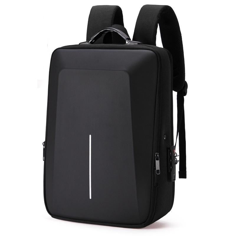 Anti-Theft Hard Shell Backpack For Men – Black PRL-5047432060DBT