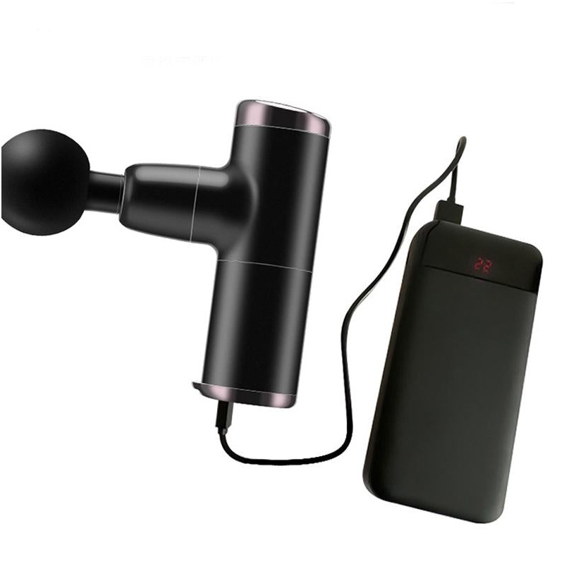 Electric Shock Muscle Massage Gun – Minia Black Fascia Pocket PRL-5016719450DBT