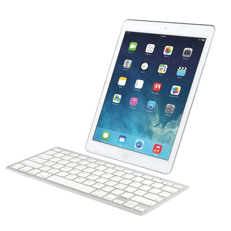 Ultra-Thin Bluetooth Keyboard For Ipad Air / Mini Iphone Ps3 – White PRL-5050-DAPI-S