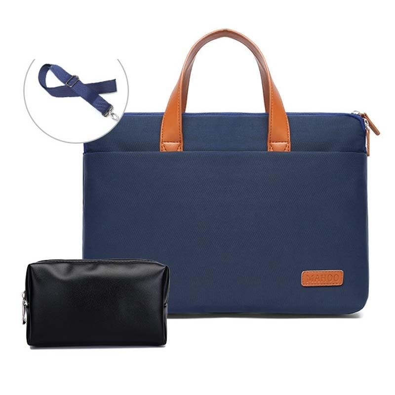 Ultra-Thin Macbook Laptop Messenger Bag – Dark Blue & Black 13.3-14 Inches PRL-5034943060DBT