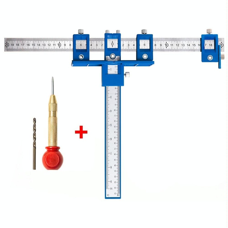Woodworking Punch Locator For Cabinet Doors – Blue Handle Set PRL-5051442060DBT