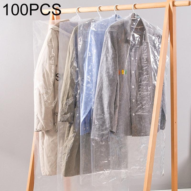 100 Disposable Transparent Dust Bags – 60X150Cm – Pp Material PRL-314980260DBT