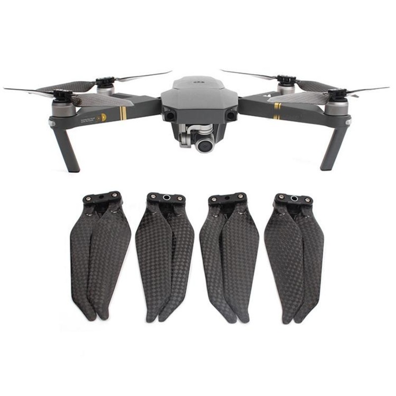 2 Pairs Of Noise-Reducing Folding Propellers For Dji Mavic Pro Platinum And Full Carbon Fiber PRL-51491750DBT