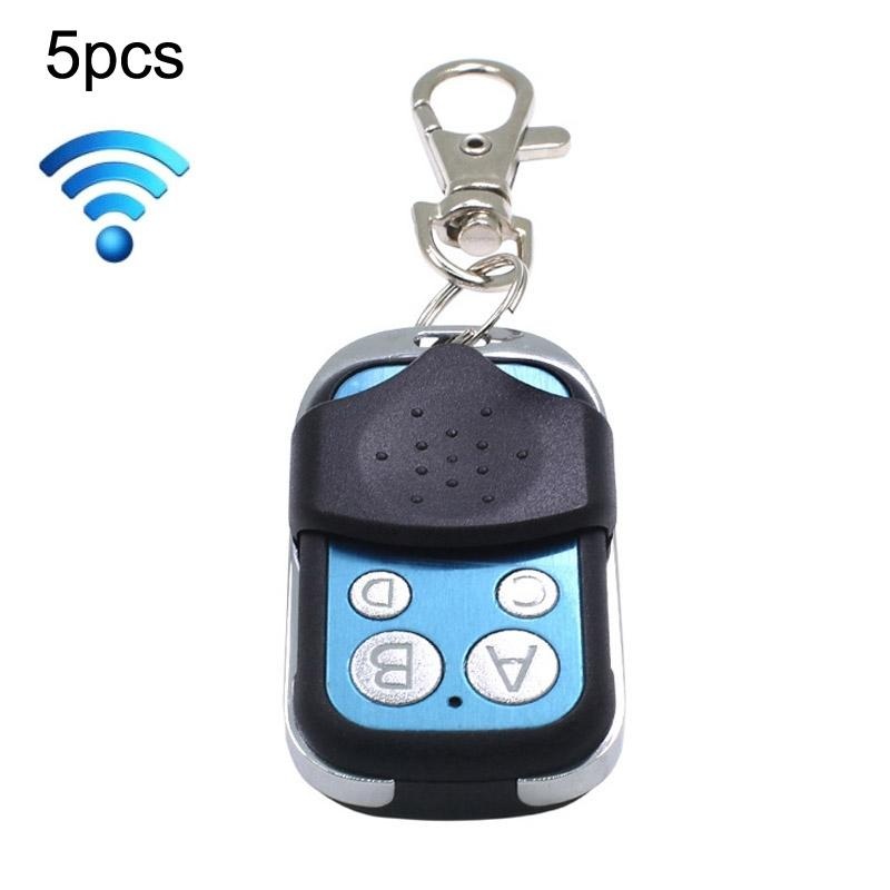5-Piece 433Mhz Rf Remote Control With Learning Code And Metal Buttons PRL-52733060DBT