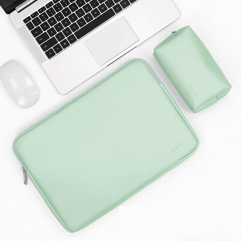 11 / 12 Inch Power & Mint Green Pu Leather Laptop Bag PRL-3331475950DBT