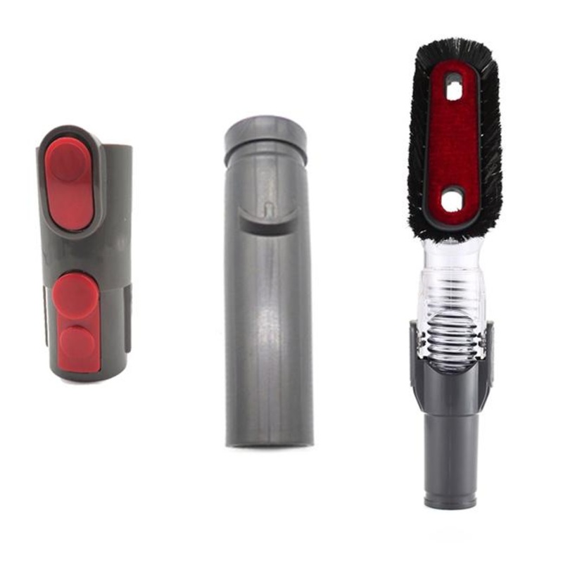 3-In-1 Bendable Anti-Static Suction Head Kit For Dyson V6 / V7 / V8 / V9 / V10 Vacuum PRL-3307CH