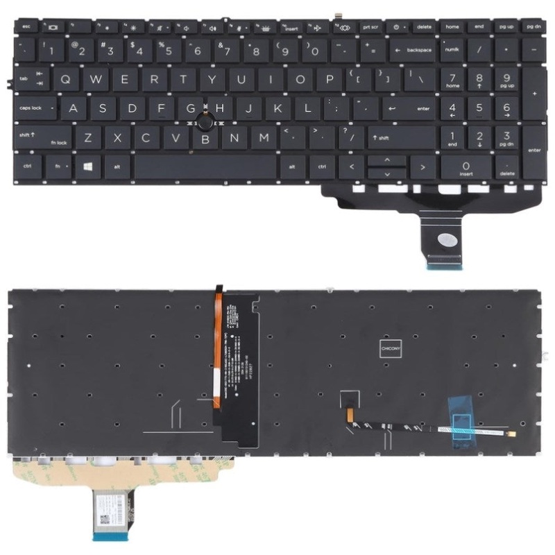 Backlit Keyboard With Pointing For Hp Elitebook 850 / 845 / 855 G7 / G8 PRL-3546SPS