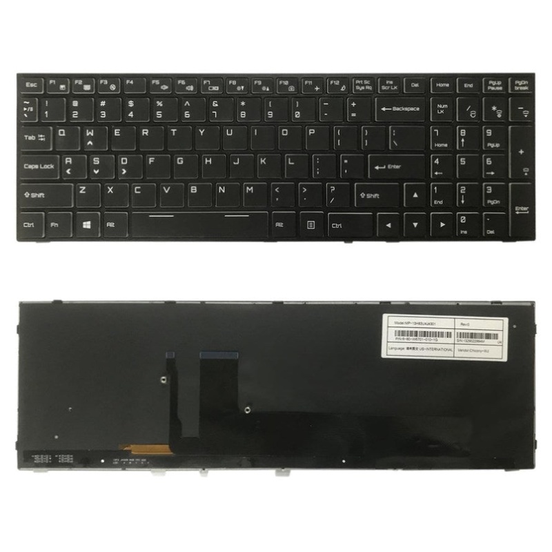 Backlit Us Keyboard For Hasee G10 Z8 Z7M Z7-Ct5Na7Na7Gs Kpzgz Gx9 911Plus Cn95S01 PRL-3272SPS