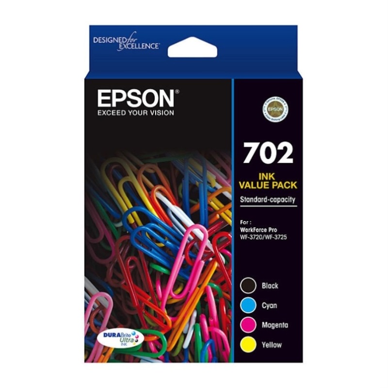 Epson 702 CMYK Ink Pack DS-E702CP4