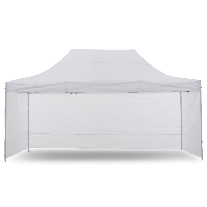 Gazebo Tent Marquee 3×4.5m PopUp Outdoor Wallaroo White GAZ-POP-3X45-WH