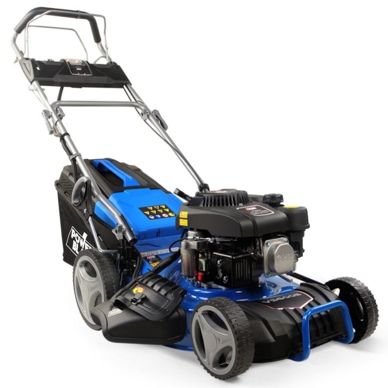 POWERBLADE 175CC 18 Lawn Mower Electric Start Petrol Self-Propelled Lawnmower 18 Inch V219-MOWSFPPWBA184