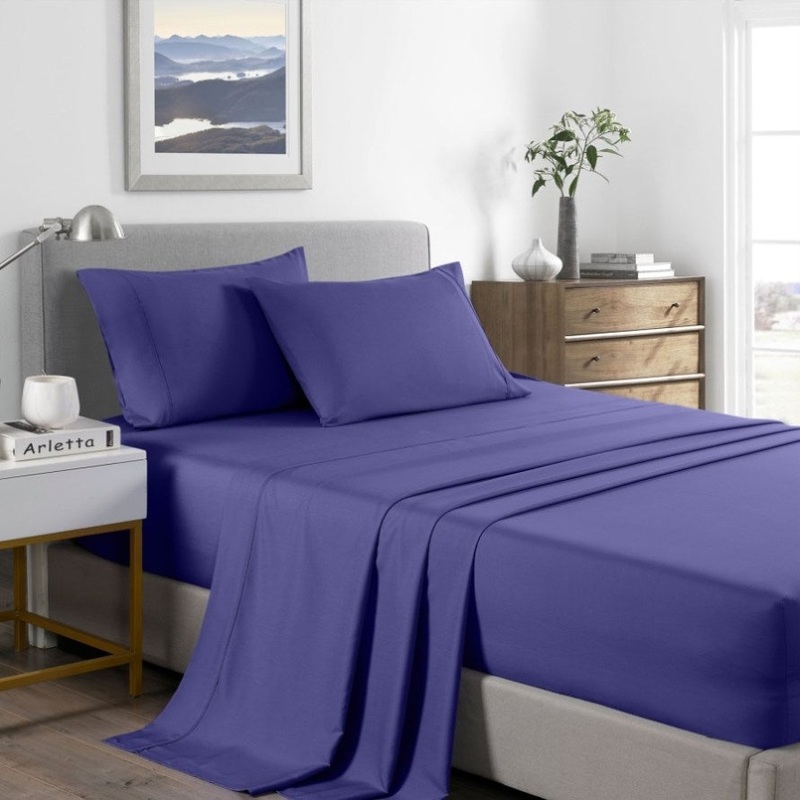 Royal Comfort Bamboo Cooling 2000TC Sheet Set – King-Royal Blue ABM-205651