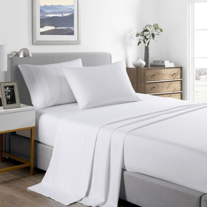 Royal Comfort Bamboo Cooling 2000TC Sheet Set – Single-White ABM-205652