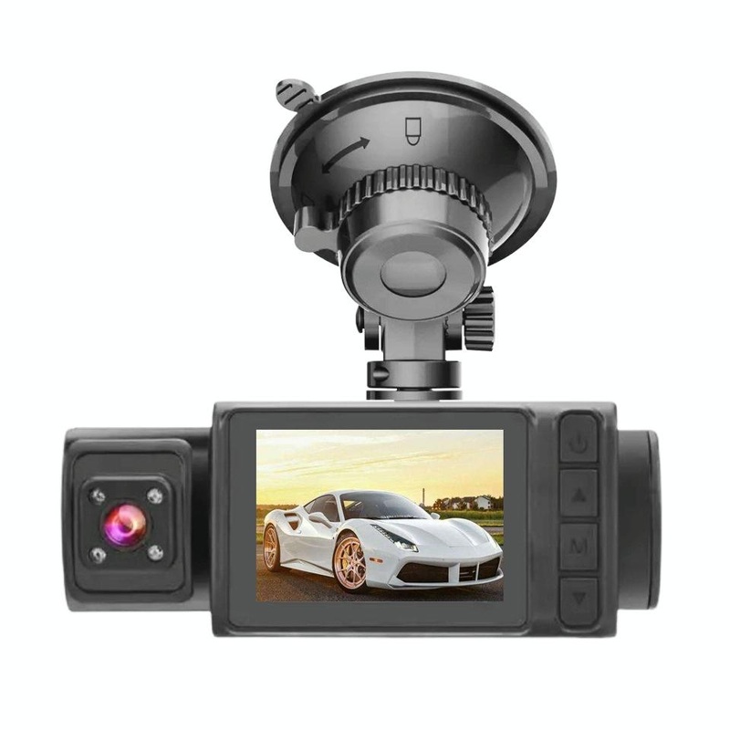 1080P 3-Record Driving Recorder With 2 Screen PRL-37673060DBT