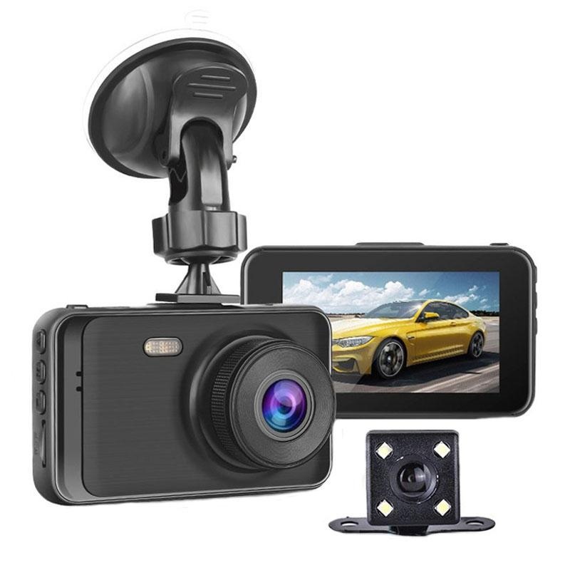 1080P Hd Dual-Lens Driving Recorder With Motion Detection – 3 Inch PRL-39133060DBT