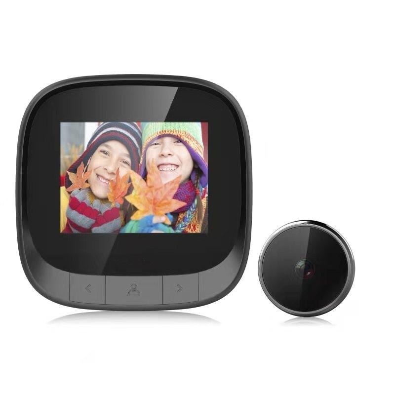 2.4 Screen Digital Peephole Viewer With 0.3Mp Camera And Door Bell PRL-3700DW