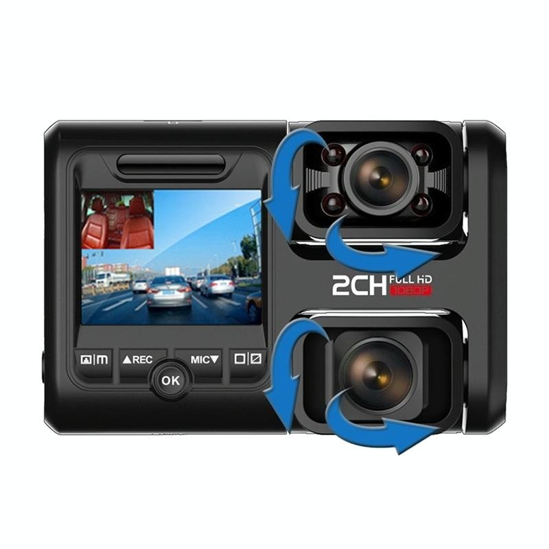 360-Degree Panoramic Dual-Lens Hd Driving Recorder With Wifi And Night Vision PRL-3974PRC