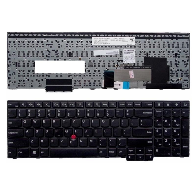 English Laptop Keyboard For Lenovo Thinkpad E550 / E555 / E550C With Pointing Sticks PRL-3678PS