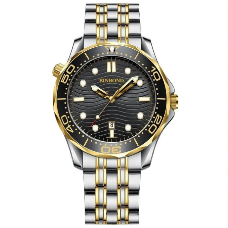 Waterproof Men Sports Watch – Inter-Gold Luminous PRL-4028043060DBT