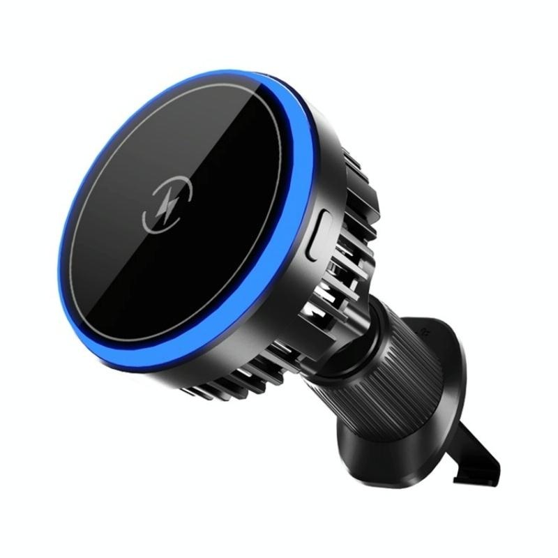 Wireless Car Charger With Rgb Light And Magnetic Air Outlet PRL-3855200AYS