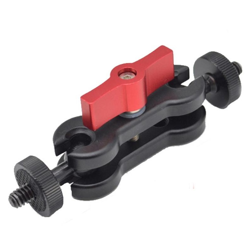 Yj Magic Arm Bracket Mount With 1 / 4 Inch Ball Head – Red PRL-4018430550DBT