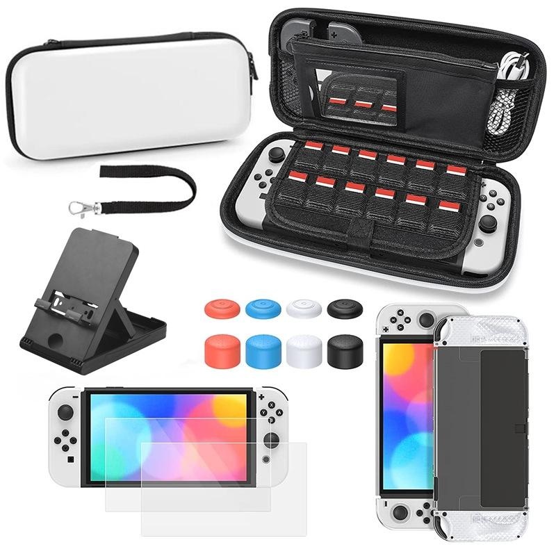 14-Piece Accessory Set For Switch Oled Console PRL-2080622060DBT