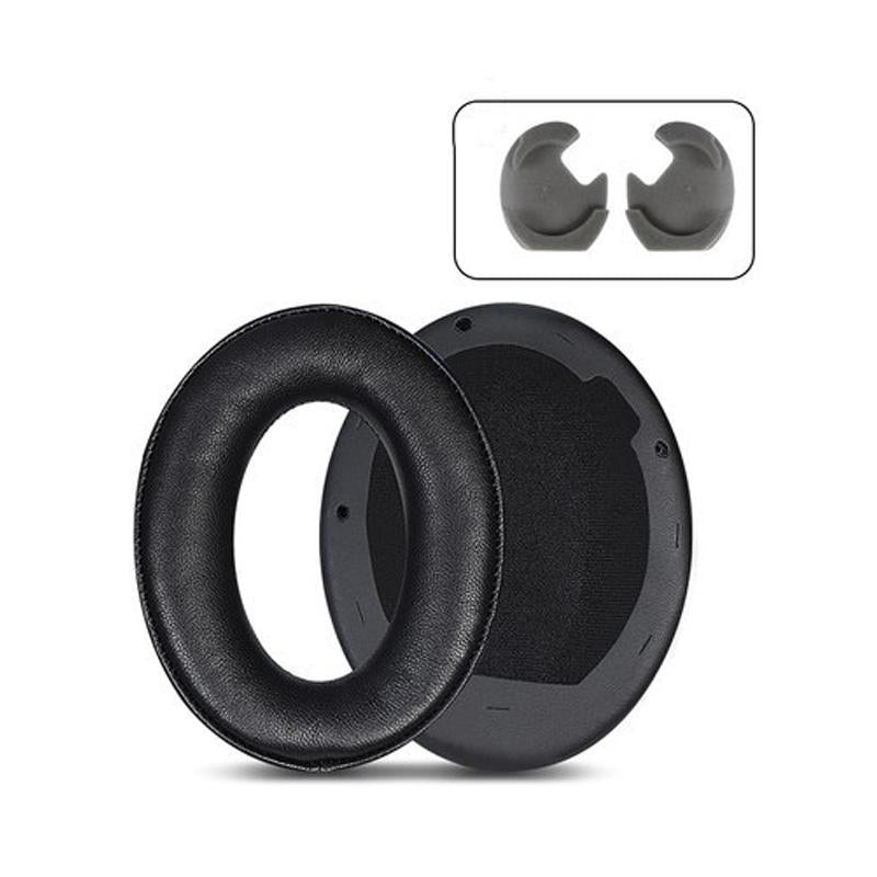 2 Leather Headset Earmuffs For Sony 1000Xm4 – Black Lambskin PRL-4076281060DBT