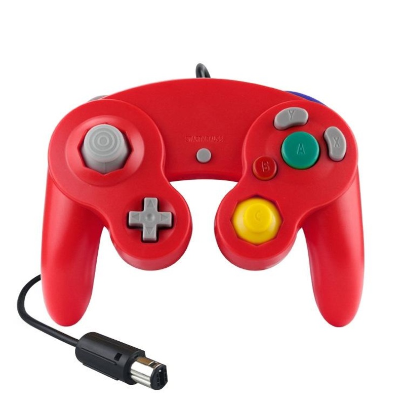 2-Pack Wired Vibrating Game Controller For Nintendo Ngc / Wii – Red PRL-4036102750DBT