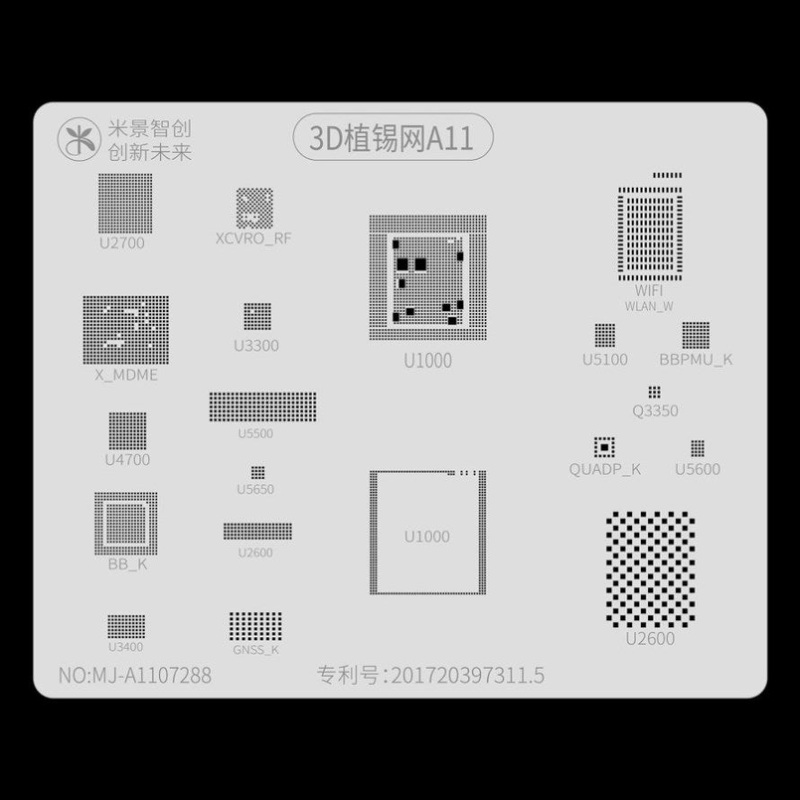 3D Bga Solder Reballing Net For A11 Model PRL-409012300ADE