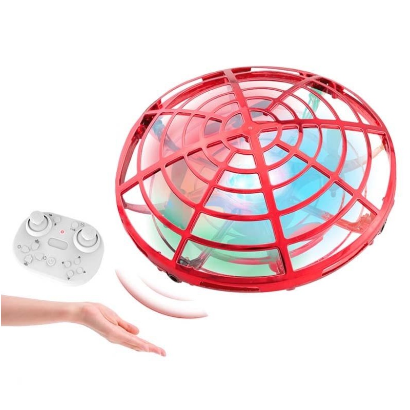 5 Induction Quadcopter Mini Drone With Colourful Lights – Red Remote PRL-4082067450DBT