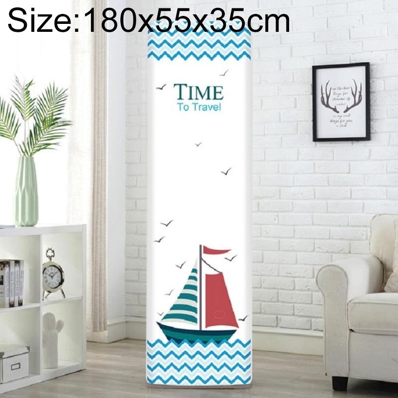 180X55X35Cm Sailboat Fabric Dust Cover For Vertical Cabinet Air Conditioning PRL-2429377230DBT