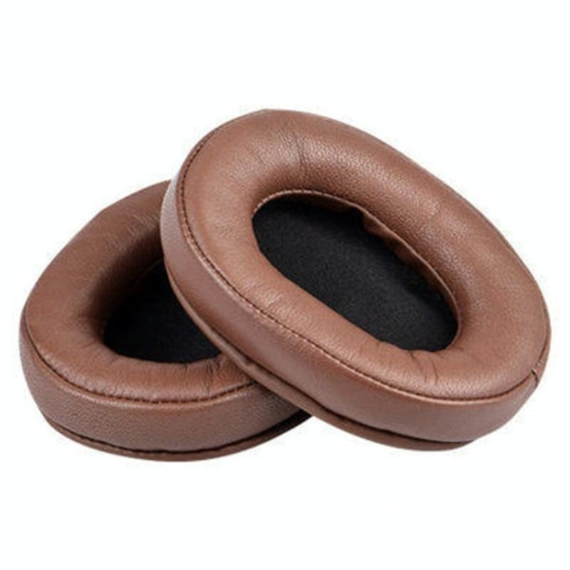 2-Pack Brown Lambskin Headset Earmuffs For Sony Mdr-7506 / V6 / 900St PRL-2148172060DBT