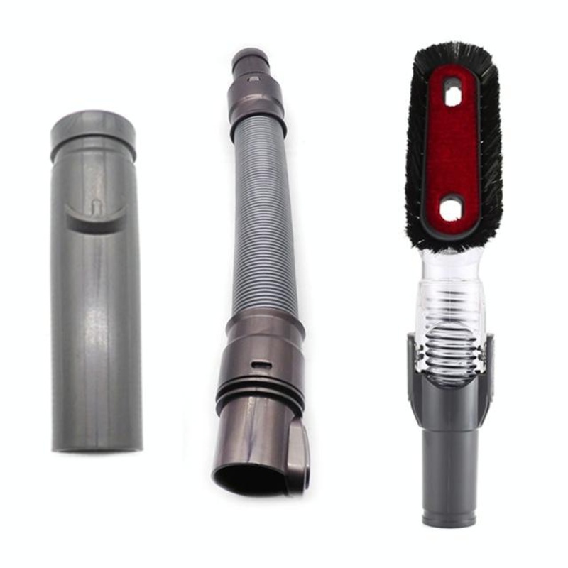 3-In-1 Bendable Anti-Static Suction Head Kit For Dyson V6 / Dc Vacuum PRL-2407CH