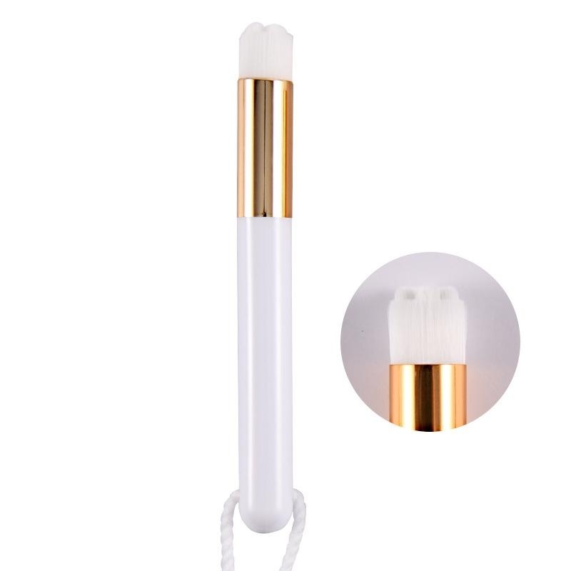 6-Piece Soft Nasal Washing Brush For Blackhead Removal And Deep Cleansing – Flower Head White Gold PRL-2096261060DBT