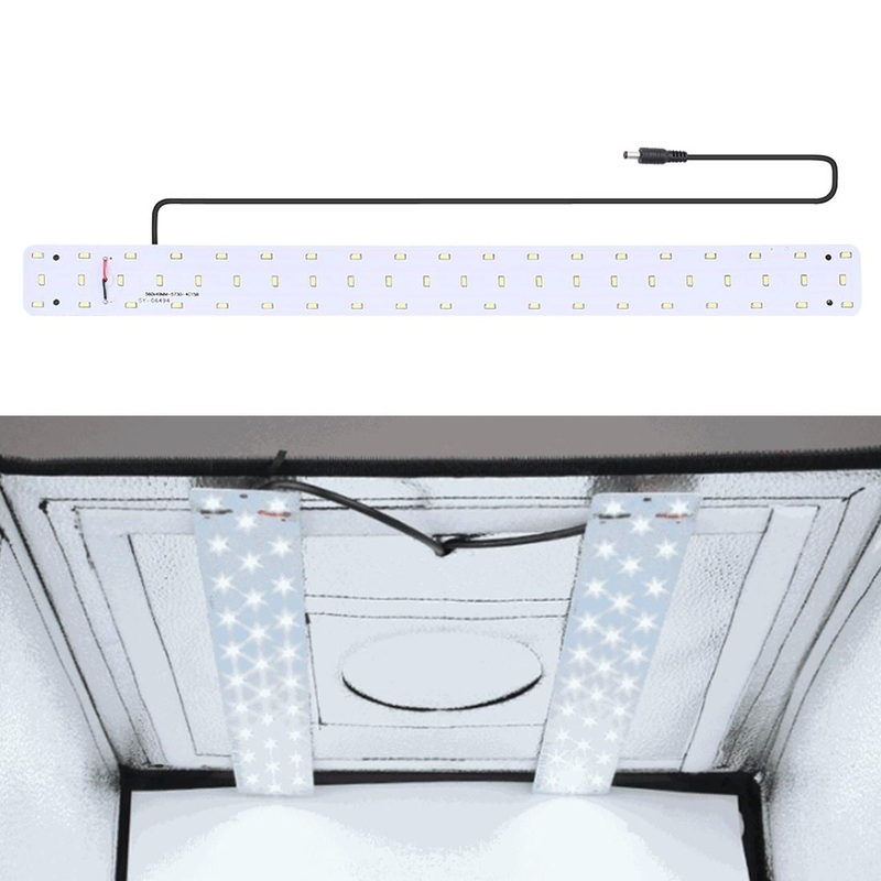 60Cm Studio Tent Light Panel – 30W 1690Lm 60 Leds Smd 5730 – 5500K Aluminum Base PRL-2125UP