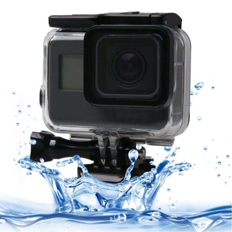 60M Waterproof Diving Case For Gopro Hero6 / 5 With Touch Screen Back Door And Filter Buckle PRL-2170ACD