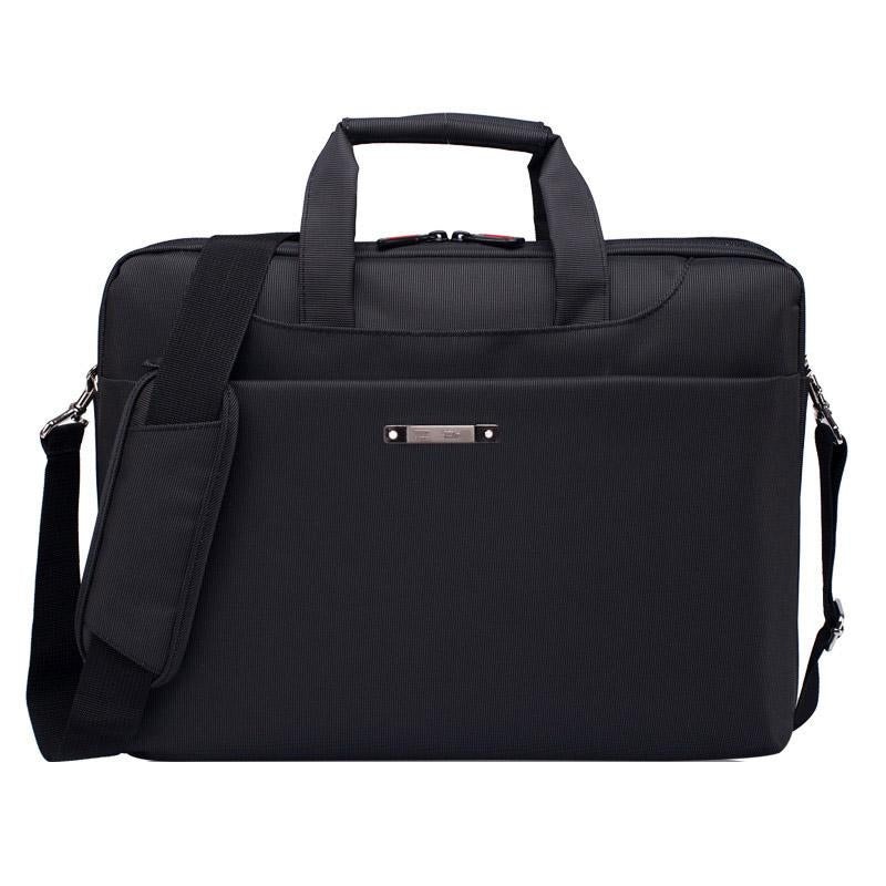 Waterproof Nylon Laptop Bag – 15.6 Inch One Shoulder Portable – Black PRL-2210-BL-S