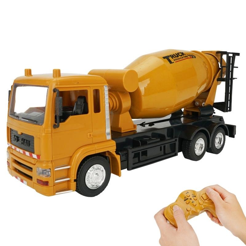 10-Ch Remote Control Mixer Truck – 2.4G Simulated Engineering Vehicle PRL-300373200ADE