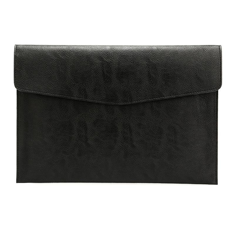 13.3 Inch Laptop Sleeve – Litchi Pattern Pu Leather – Black PRL-3002691060DBT