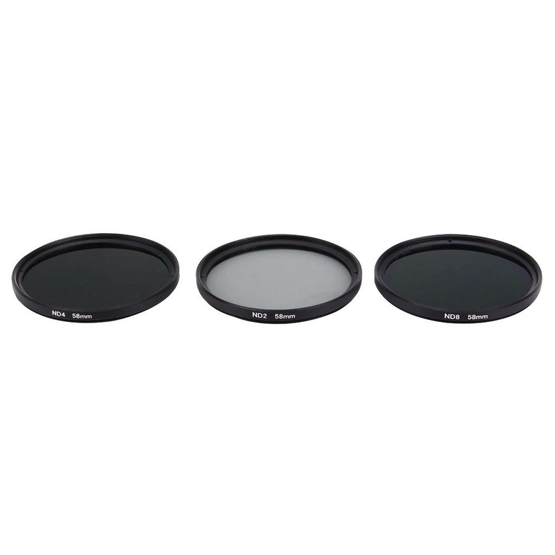 58Mm Nd Filter Kit For Gopro Xiaomi Yi And Sjcam Action Cameras PRL-2660ACD