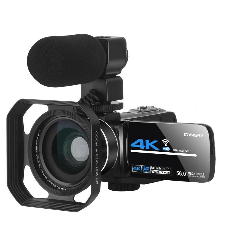 Af2 5600Px 18X Zoom 4K Digital Video Camera With Hood & Microphone & Wide-Angle Lens PRL-3022003060DBT