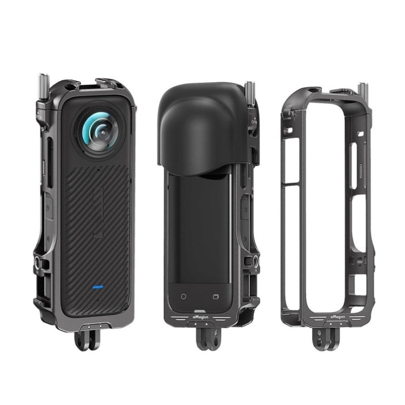 Amagisn Metal Protective Housing For Insta360 X4 With 2 Claws And Rabbit Cage PRL-29174060DBT