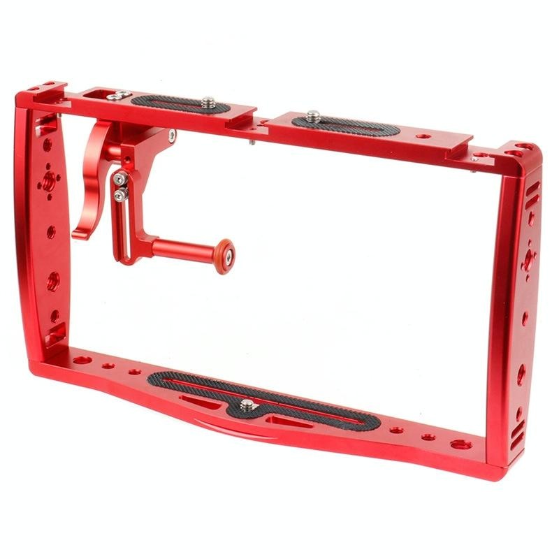 Underwater Dual Handheld Grip For Gopro Hero9 / 8 / 7 – Red PRL-3024512750DBT