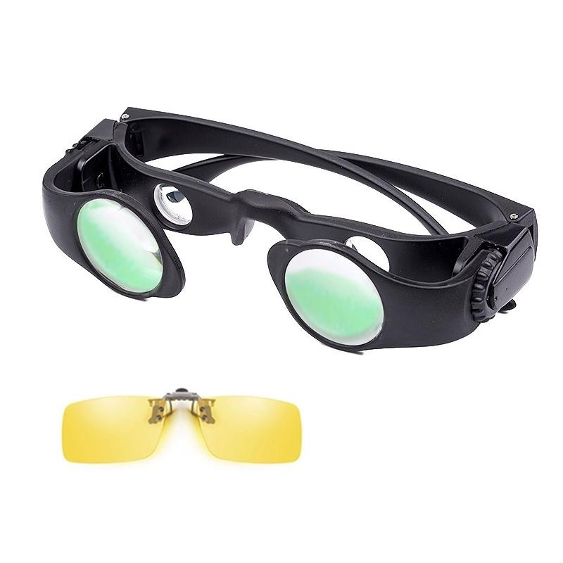 Zoomable Fishing Binoculars – Yellow Clip 8X Magnification PRL-3015422060DBT