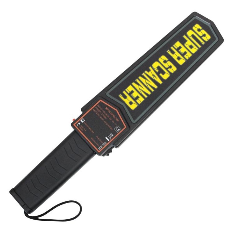 Black Super Scanner Wand Metal Detector – Md-3003B1 PRL-3040-TD-S